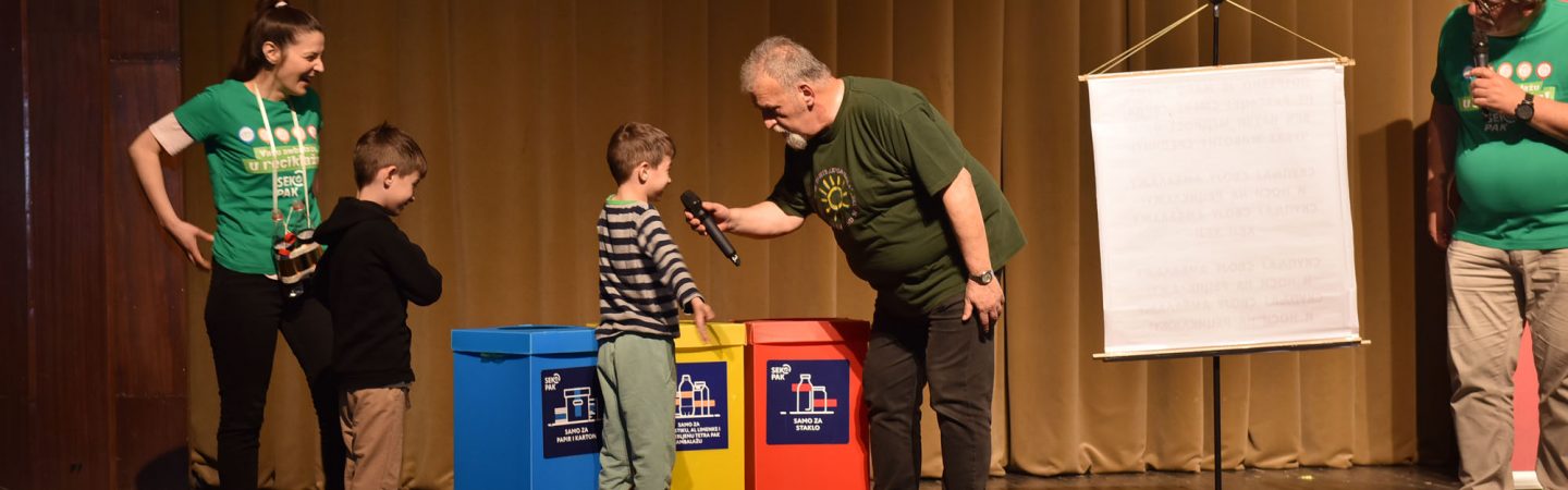 Predstava „Sakupljaj svoju ambalažu i nosi na reciklažu“ za sve mališane na Adi Ciganliji